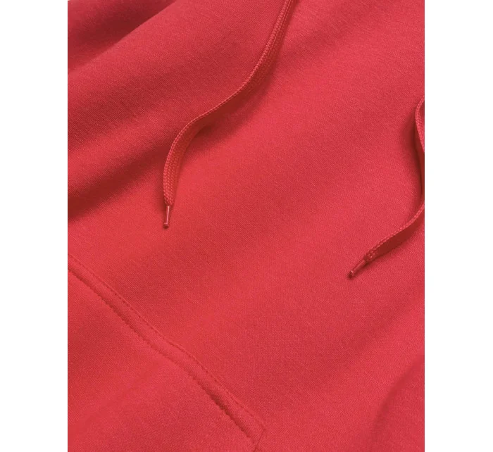 Tmavě červená dámská klokaní mikina model 17789374 - J.STYLE Tmavě červená dámská klokaní mikina model 17789374 - J.STYLE
