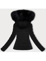 Čierna krátka dámska zimná bunda S'west (B8308-1) Čierna krátka dámska zimná bunda S'west (B8308-1)