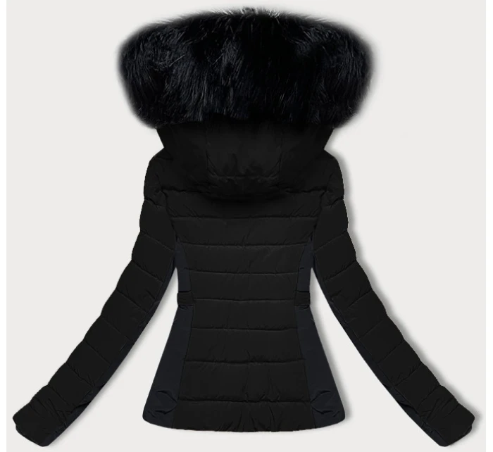Čierna krátka dámska zimná bunda S'west (B8308-1) Čierna krátka dámska zimná bunda S'west (B8308-1)