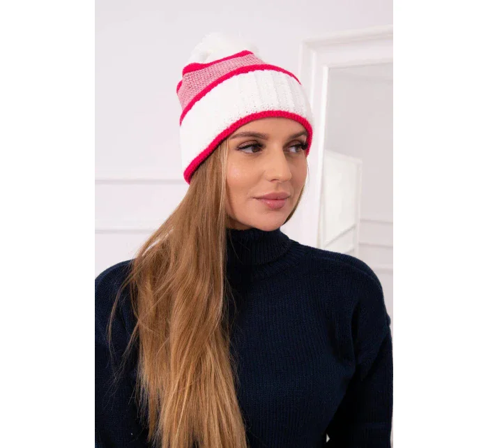 Kinga dámská čepice K297  růžová model 18751263 - K-Fashion