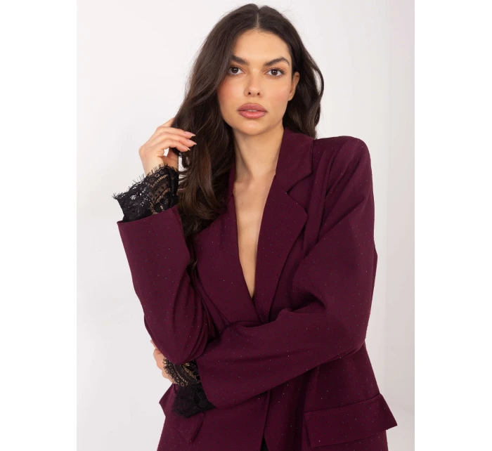 IT MA sako FL9916 1.07P tmavo červená