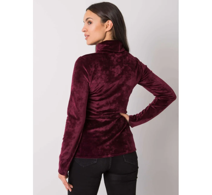 Blúzka LK BZ 508410.07P gaštanová