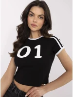 Tričko NM TS NG25218.83 čiernobiele