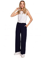 M570 Nohavice s rozšírenými nohavicami - tmavomodré