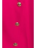 M793 Bunda so zlatým gombíkom - fuchsiová