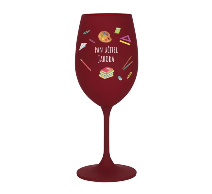 Personalizovaná sklenice pro paní učitelku/pana učitele (pomůcky)