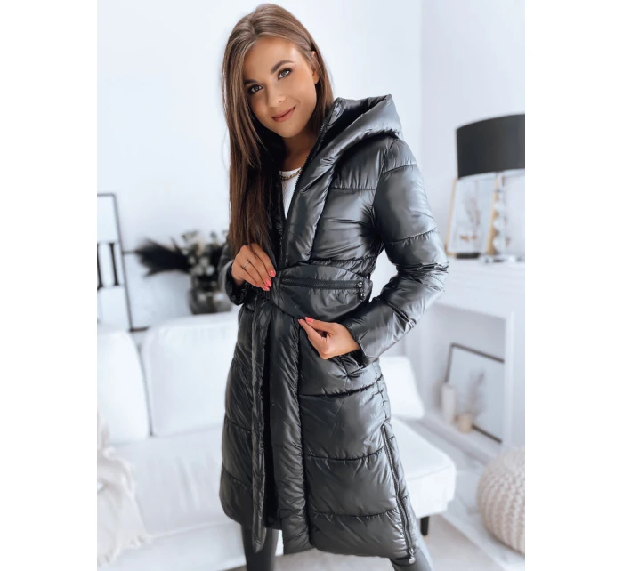 Dámský kabát černý Dstreet model 21965779 - FashionStreet Dámský kabát černý Dstreet model 21965779 - FashionStreet