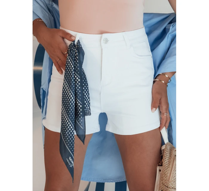 Dámské džínové šortky white Dstreet model 21977675 - FashionStreet