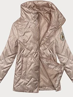 Dámska tenká bunda so stojačikom S'West pearl pink (B8363-51)