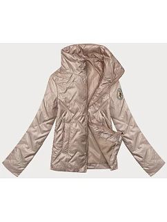 Dámska tenká bunda so stojačikom S'West pearl pink (B8363-51)