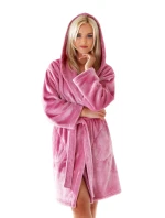 Dámsky župan s kapucňou Siena 3356 3/4 Old Pink - Vestis Dámsky župan s kapucňou Siena 3356 3/4 Old Pink - Vestis