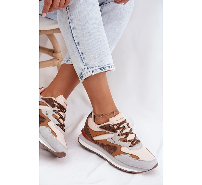 Dámské tenisky z semiše McArthur MA253W hnědé