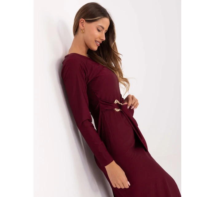 Sukienka IT SK model 21314472 bordowy - FPrice