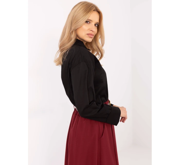 Koszula MI KS model 21798074 czarny - FPrice Koszula MI KS model 21798074 czarny - FPrice