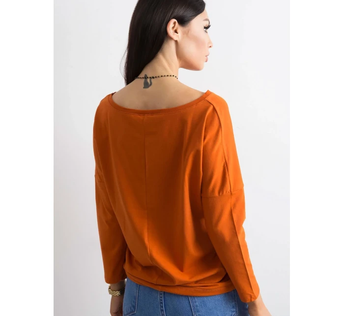 Blúzka RV BZ 4691.44P tmavo oranžová