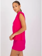 Tričko RV TS 4833.30P fuchsiová