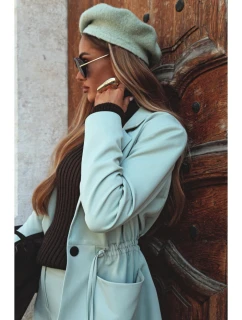 model 21295972 Blejzr se stahovacím pasem mátový - Moe