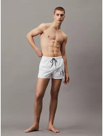 Pánske plavky Tkaný spodný diel bikín SHORT DRAWSTRING KM0KM01015YCD - Calvin Klein