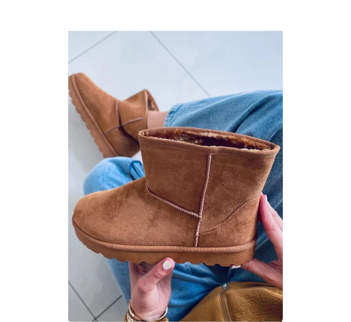 Dámske snehule model 85-848 hnedá - Inello