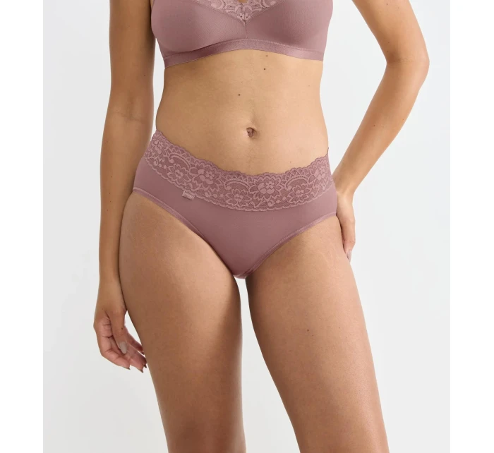 Dámske nohavičky Romance Midi - BROWN - hnedá 1141 - SLOGGI