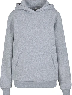 BY 289 Dámská oversize mikina s kapucí "Fluffy" model 22451590 heather grey - Build your Brand