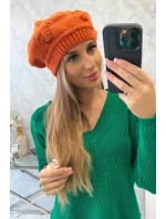 Dámska čiapka Sofia K369 oranžová Dámska čiapka Sofia K369 oranžová
