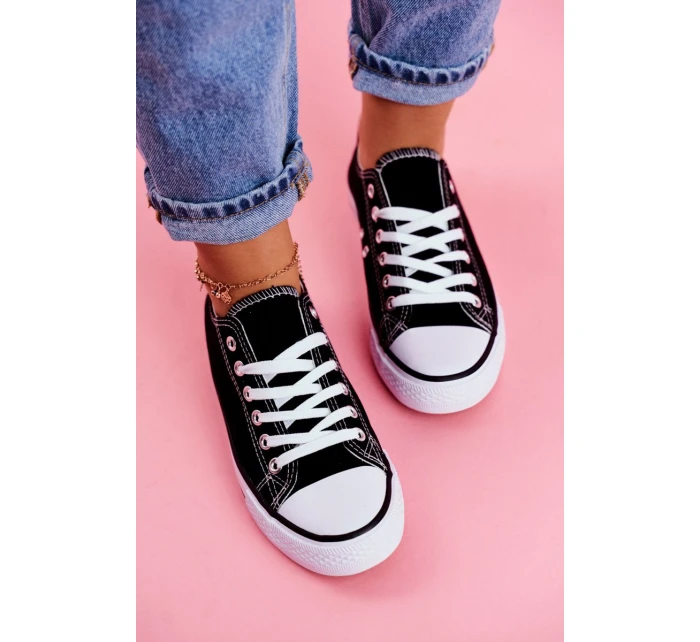 Dámské Klasické Tenisky Černé S model 21532070 - Boto Dámské Klasické Tenisky Černé S model 21532070 - Boto