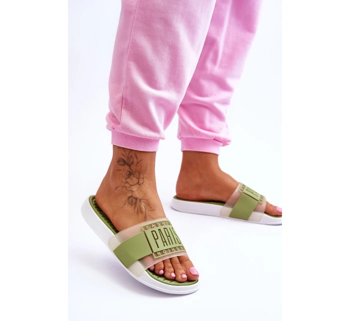 Dámské sportovní pantofle Zelená model 21618885 - Boto