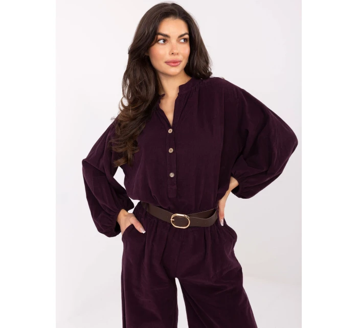 IT KS košeľa 233607.63 tmavo fialová IT KS košeľa 233607.63 tmavo fialová