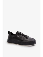 Dámske tenisky na platforme Big Star Black Dámske tenisky na platforme Big Star Black