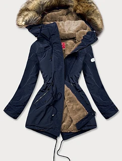 PARKA DAMSKA Z  GRANATOWA model 21243408 - LHD