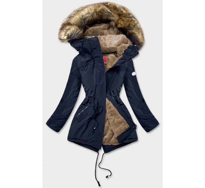 PARKA DAMSKA Z  GRANATOWA model 21243408 - LHD