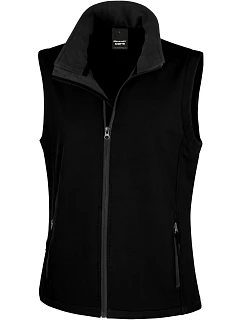 R Dámská 2vrstvá softshell vesta "Printable" 30. black/black model 22428211 - Result