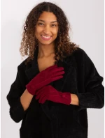 Rękawiczki AT RK model 19381354 bordowy - FPrice