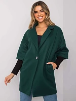 Dámsky kabát CHA PL 0409.30x tmavo zelený