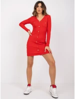 Šaty RV SK model 17035154 červená - FPrice Šaty RV SK model 17035154 červená - FPrice