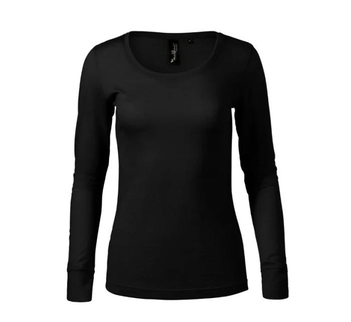Dámske tričko Merino Rise LS čierne