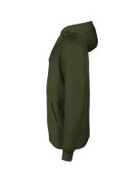 Módna mikina na zips pánska vojenská