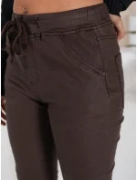 Dámské kalhoty hnědé Dstreet model 21971919 - FashionStreet