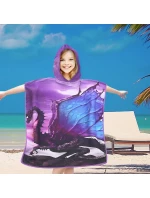 PončoBavlnené svetové detské plážové pončo s kapucňou 60x60 PončoBavlnené svetové detské plážové pončo s kapucňou 60x60