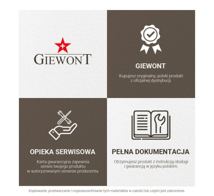 Pánské hodinky model 21804835 - Giewont Pánské hodinky model 21804835 - Giewont