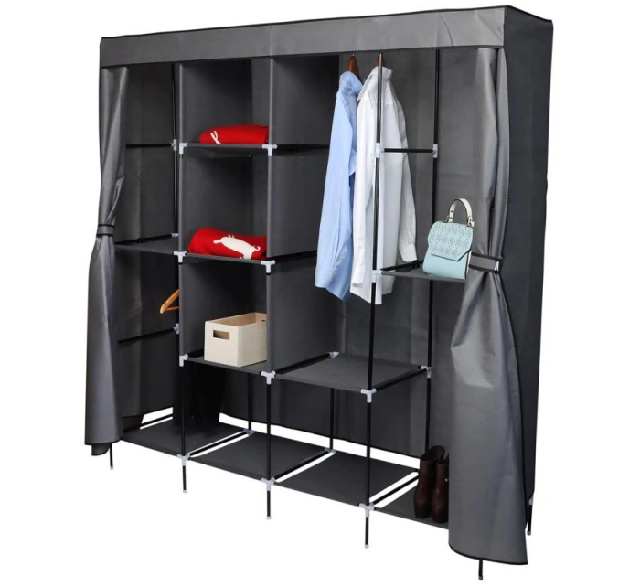 168x45x172 cm TEXTILNÁ ZÁHRADNÁ SIEŇ Tmavo šedá 45238 168x45x172 cm TEXTILNÁ ZÁHRADNÁ SIEŇ Tmavo šedá 45238