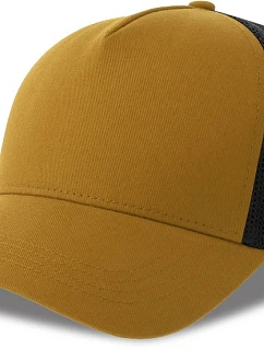 Atlantis Headwear Rapper Cotton-S 5-panelová truckerová čiapka 33.0260 horčicová/čierna