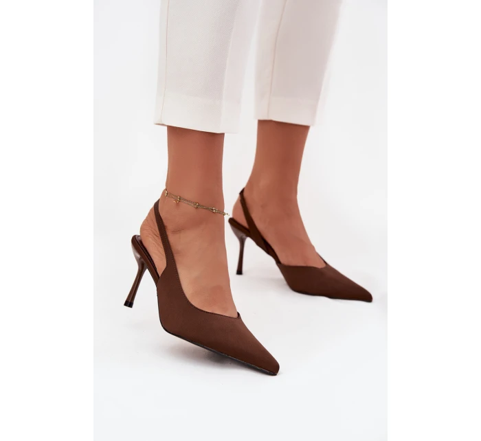 Lodičky s odhalenými čokoládové model 21715413 - Boto Lodičky s odhalenými čokoládové model 21715413 - Boto