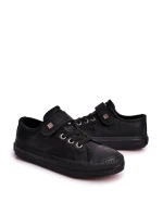 Dětské Kožené Tenisky BIG STAR model 21518297 Černé - Big Star Shoes Dětské Kožené Tenisky BIG STAR model 21518297 Černé - Big Star Shoes