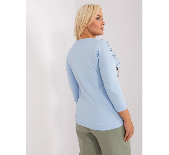 Blúzka RV BZ 9073.86 svetlomodrá