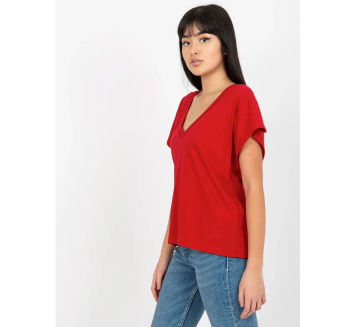 Dámske tričko TW TS 2005.43 tmavo červená - FPrice