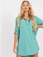 Dámske šaty voľného strihu DHJ SK V2209 Mint - FPrice