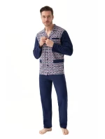 Pánské rozepínací pyžamo model 21180200 - Luna Pánské rozepínací pyžamo model 21180200 - Luna