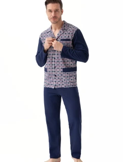 Pánské rozepínací pyžamo model 21180200 - Luna